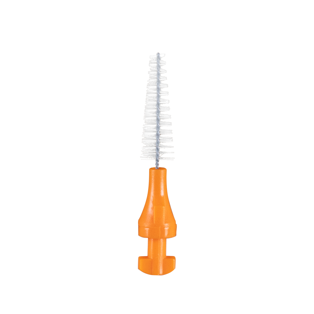 Interdentalbürste | paro® isola f | zum Eindrehen | x-fein | orange | ø 1.9/5 mm | konisch | 5 Stück