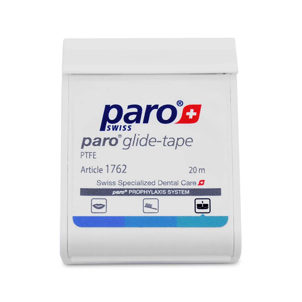 Zahnseide|paro® glide tape| Ultrafein |PTFE |20 m