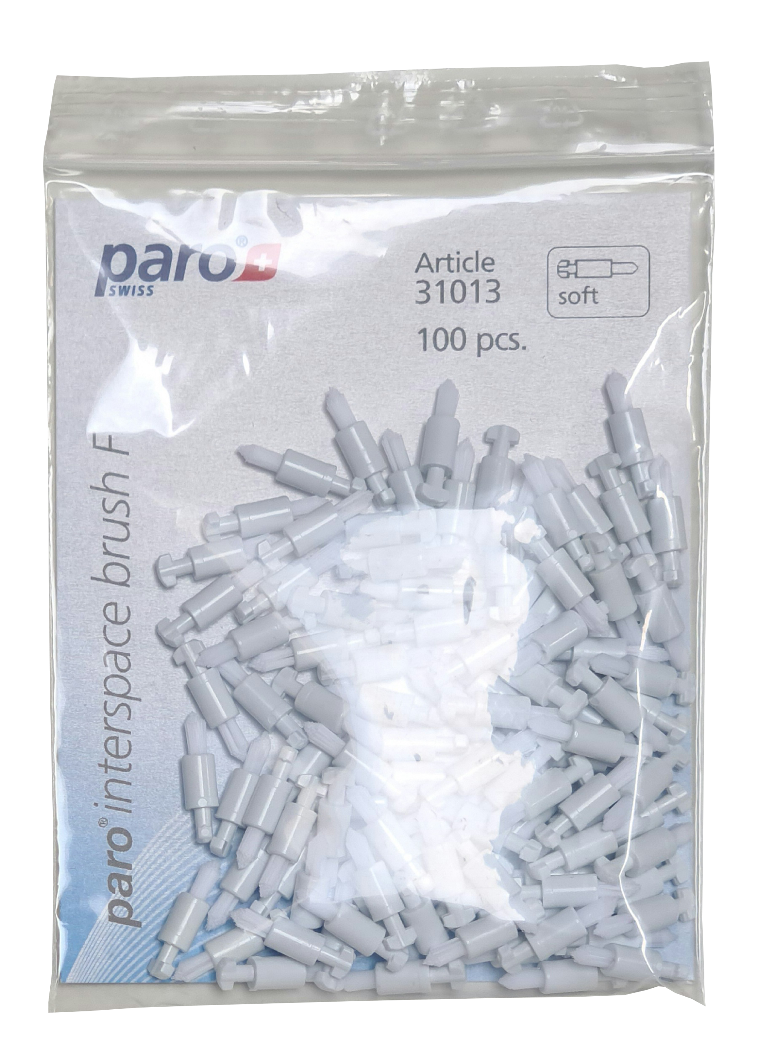 paro® interspace brush f, soft, Nachfüllpackung, 100 Stück