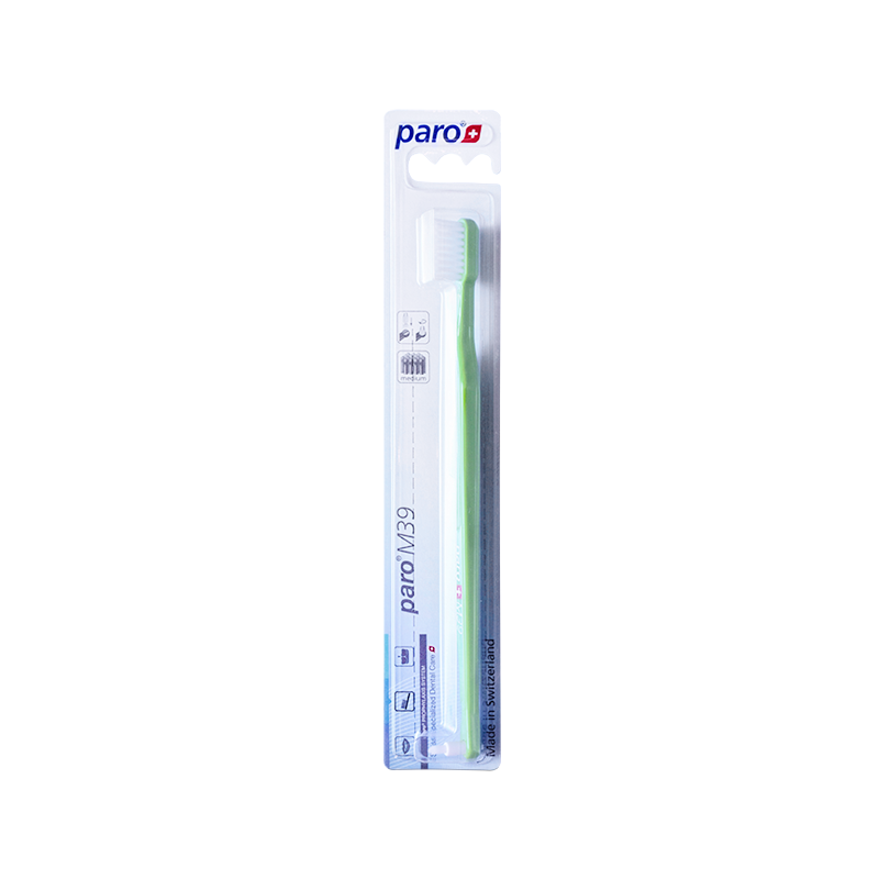 paro® M39, Zahnbürste mit Zahnzwischenraumbürste
