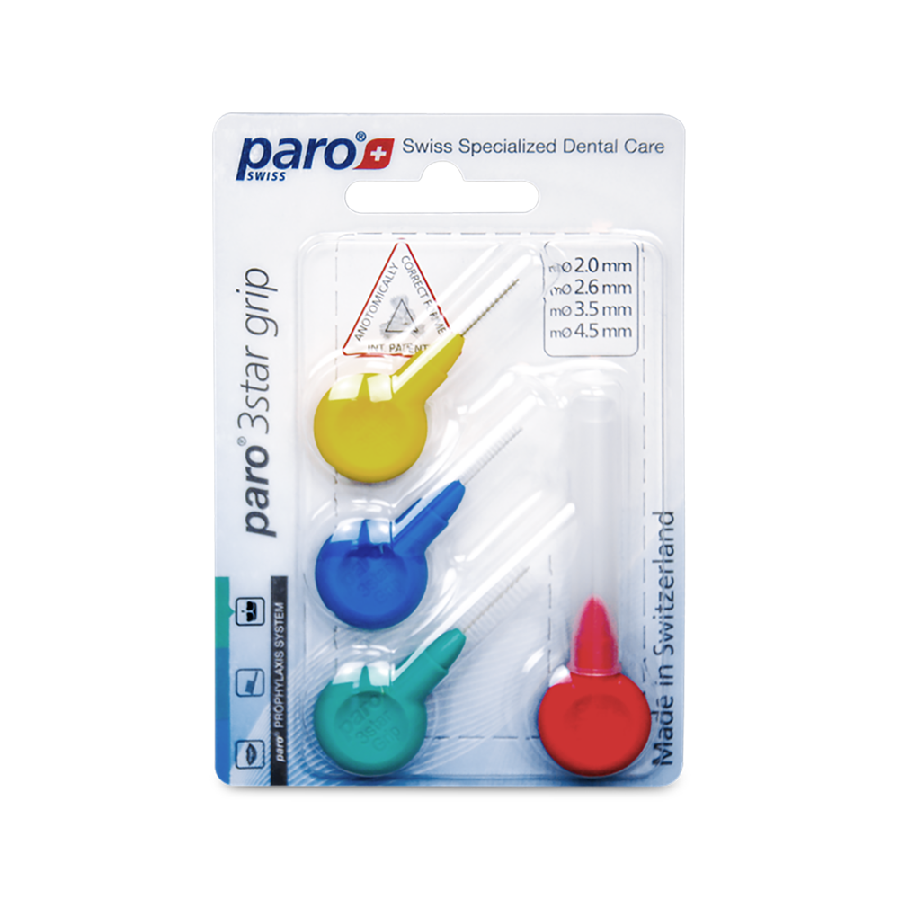 paro® 3star-grip, Muster Set, 4 verschiedene Größen